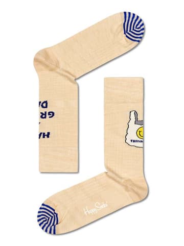 Happy Socks Socken in Beige