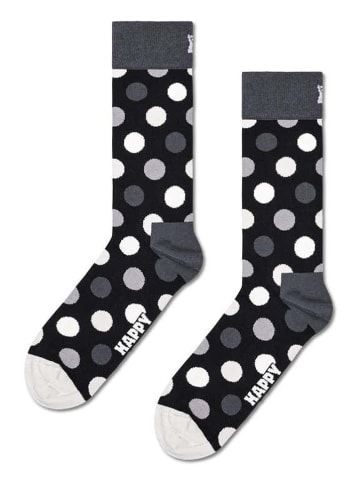 Happy Socks 4tlg. Geschenkset in Schwarz/ Weiß