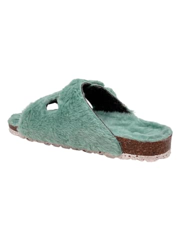 OE Pantoffels mintgroen