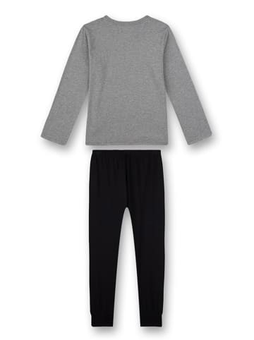 Sanetta Pyjama in Dunkelblau/ Grau