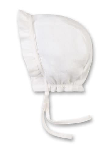 Sanetta Kidswear Czapka w kolorze białym