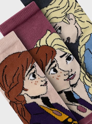name it 5-delige set: sokken "Frozen" meerkleurig