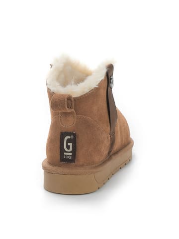 Gooce Leder-Winterboots "Miela" in Hellblau