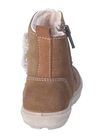 PEPINO Leder-Winterstiefel "Cosima" in Hellbraun