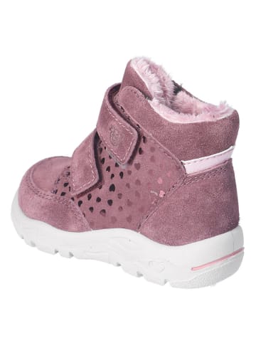 PEPINO Leder-Winterboots "Monja" in Rosa