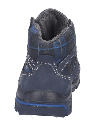 PEPINO Leren boots "Desse" donkerblauw