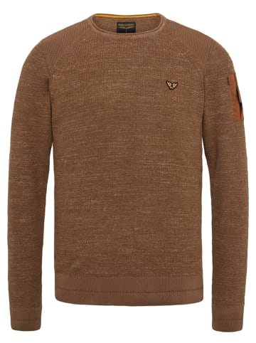 PME Legend Sweter w kolorze jasnobrązowym