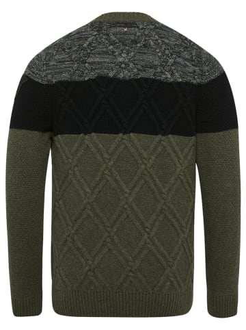 PME Legend Wełniany sweter ze wzorem