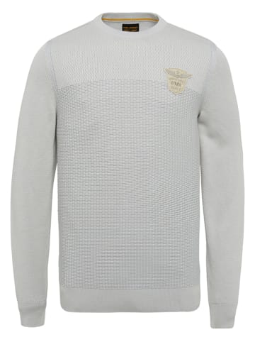 PME Legend Sweter w kolorze srebrnym