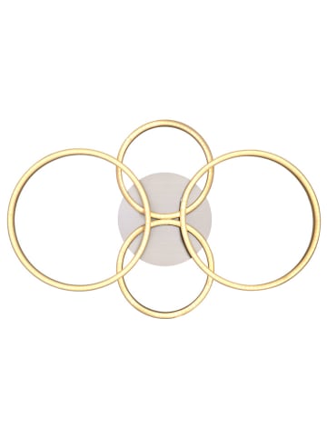 Globo lighting Lampa sufitowa LED w kolorze złotym - 65,5 x 7,5 x 40,6 cm