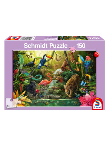 Schmidt Spiele 150tlg. Puzzle "Urwaldbewohner" - ab 7 Jahren