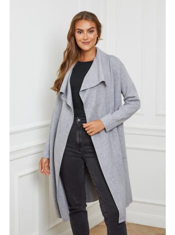 Soft Cashmere Cardigan in Grau