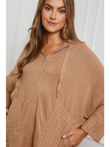 Soft Cashmere Kardigan w kolorze jasnobrązowym