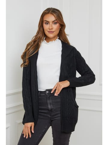 Soft Cashmere Cardigan in Schwarz
