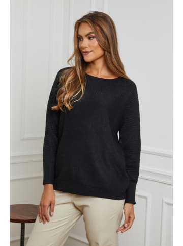 Soft Cashmere Pullover in Schwarz