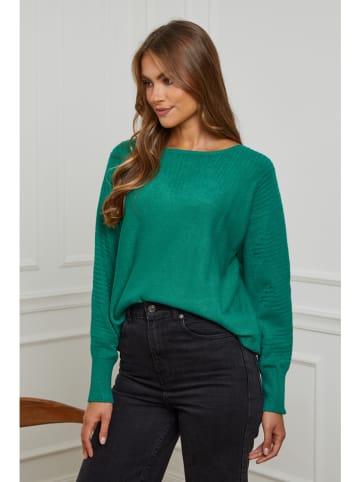 Soft Cashmere Pullover in Grün