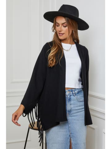 Soft Cashmere Cardigan in Schwarz