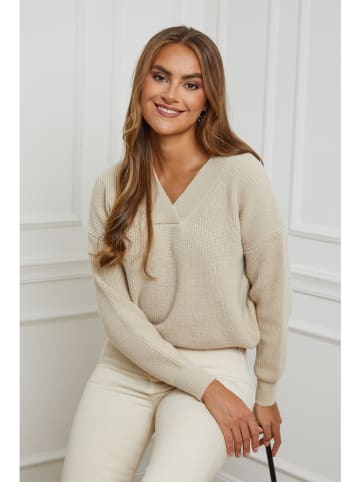 Soft Cashmere Sweter w kolorze beżowym