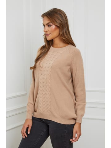 Soft Cashmere Sweter w kolorze jasnobrązowym