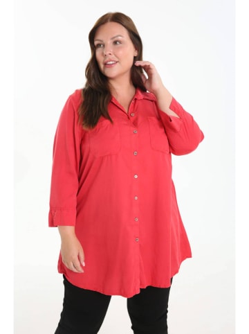 Paprika Longbluse in Koralle