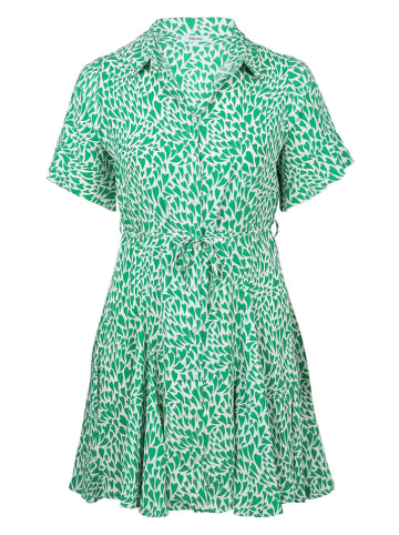 Paprika Kleid in Grün/ Weiß