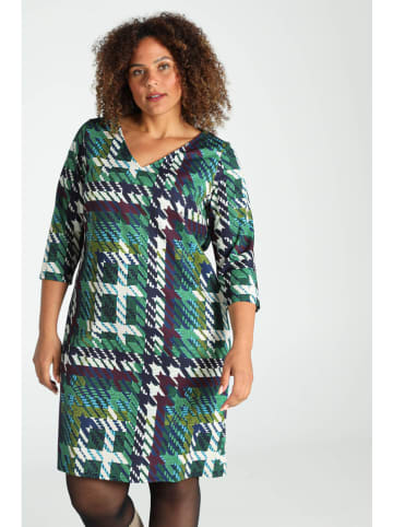 Paprika Kleid in Grün/ Lila