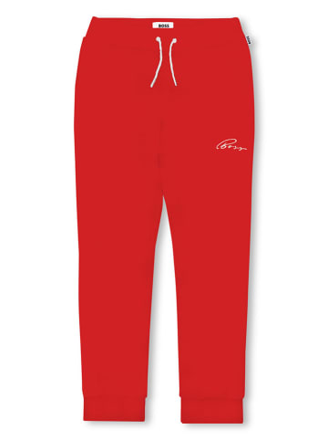 Hugo Boss Kids Sweathose in Rot