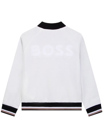 Hugo Boss Kids Bluza w kolorze biało-czarnym