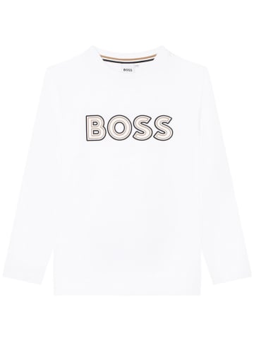 Hugo Boss Kids Koszulka w kolorze białym