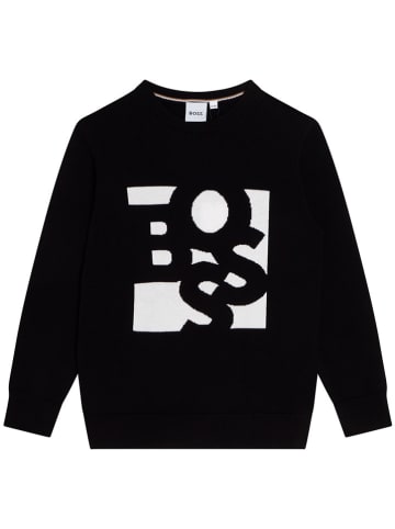 Hugo Boss Kids Sweter w kolorze czarnym