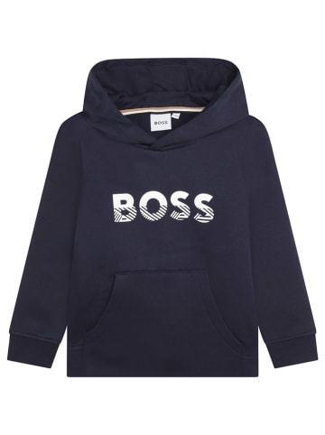 Hugo Boss Kids Hoodie in Dunkelblau