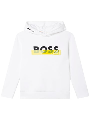 Hugo Boss Kids Hoodie in Weiß