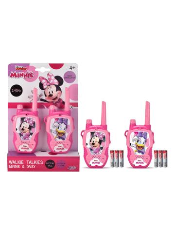 Disney Minnie Mouse 2-delige set: walkie-talkies "Minnie" lichtroze - (H)16 cm - vanaf 4 jaar