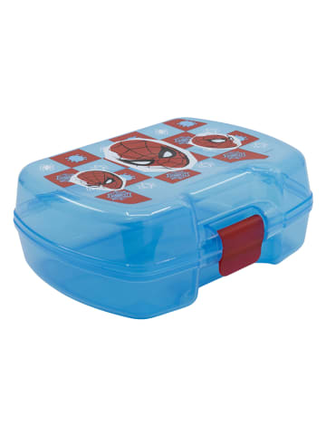 Spiderman Lunchbox "Spiderman" lichtblauw - (B)17 x (H)14 x (D)7 cm