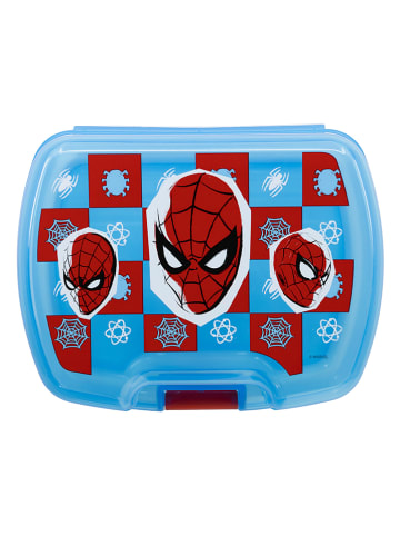 Spiderman Lunchbox "Spiderman" in Hellblau - (B)17 x (H)14 x (T)7 cm