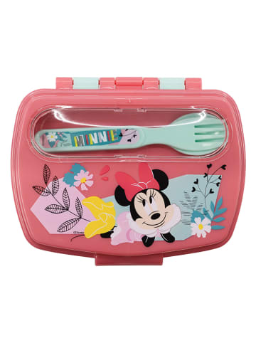 Disney Minnie Mouse Lunchbox "Minnie Mouse" in Grün/ Rot - (B)17 x (H)14 x (T)6 cm