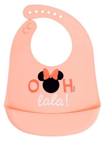 Disney Minnie Mouse Śliniaczek "Minnie" w kolorze jasnoróżowym - 23 x 31 cm