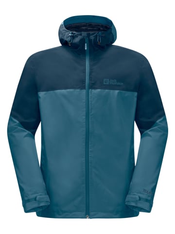 Jack Wolfskin Regenjas "Weiltal" donkerblauw