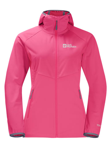 Jack Wolfskin Softshelljacke "Go Hike" in Pink