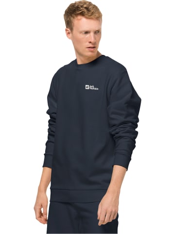 Jack Wolfskin Sweatshirt "Essential" donkerblauw