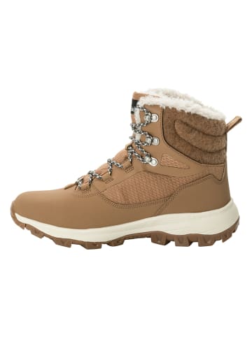 Jack Wolfskin Leder-Wanderboots "Everquest" in Hellbraun