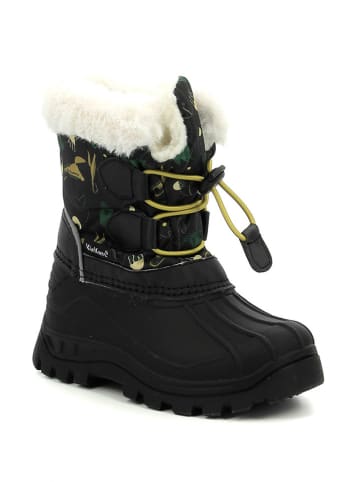 Kickers Winterstiefel "Sealsnow" in Schwarz/ Khaki