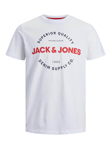 Jack & Jones Koszulka "Anwar" w kolorze białym