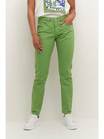 Cream Dżinsy - Slim fit - w kolorze zielonym
