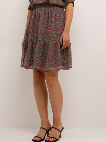 Kaffe Rok "Catalina" bruin/roze