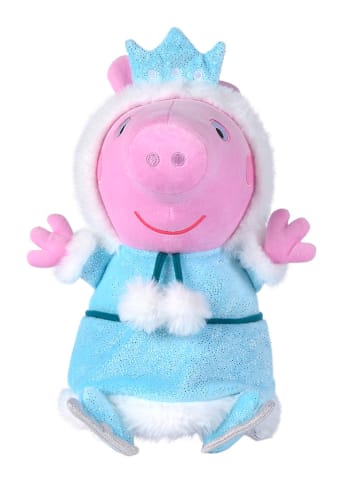 Peppa Pig Maskotka "Peppa Pig" w kolorze błękitno-jasnoróżowym - 12 m+