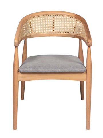 Evila Krzesło "Belen" w kolorze jasnobrązowym - 54 x 78 x 49 cm