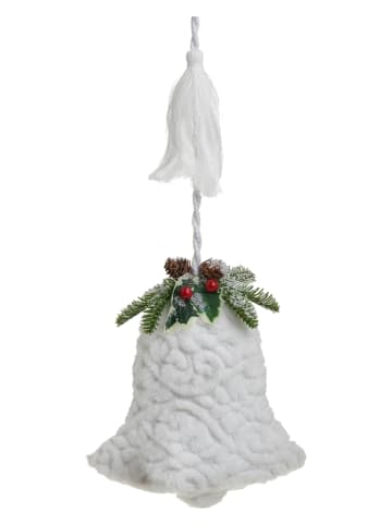 InArt Kerstboomversiering wit/groen/rood - (B)20 x (H)22 x (D)8 cm