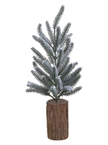 InArt Künstlicher Weihnachtsbaum in Grün/ Braun - (H)44 cm