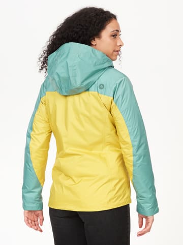 Marmot Functionele jas "PreCip Eco" geel/turquoise